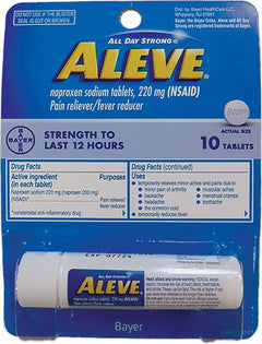 Aleve Pain Reliever 10ct Caplets