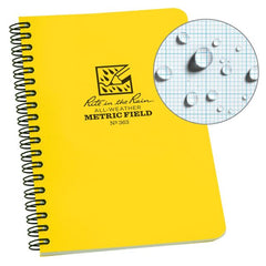 4 5/8 x 7 Side Spiral Notebooks with metric field pattern
