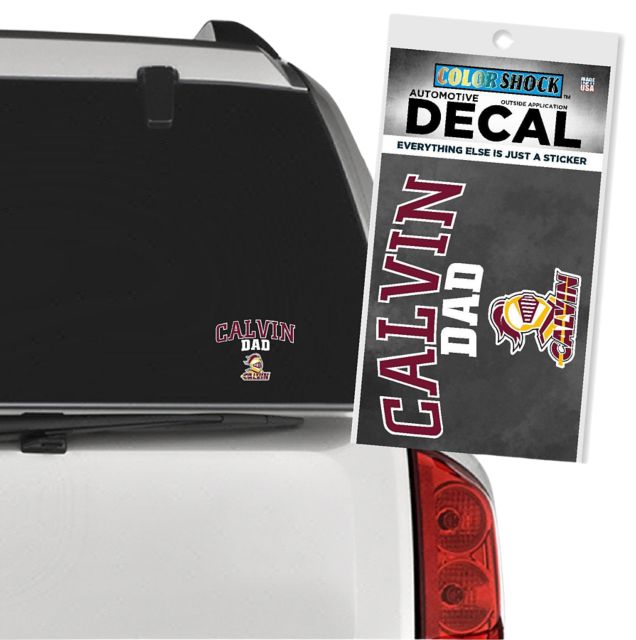 Calvin University Dad Decal