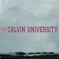 Calvin University Strip Decal