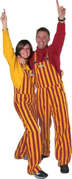 Calvin University Stripe Game Bib Overalls