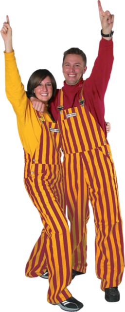 Calvin University Stripe Game Bib Overalls