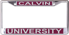 Calvin University License Plate