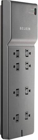 Belkin 8 Outlets  8FT Cord, Surge - ONLINE ONLY