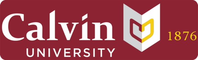 Calvin Univ Medium Decal University Logo 1876 Horizontal - ONLINE ONLY