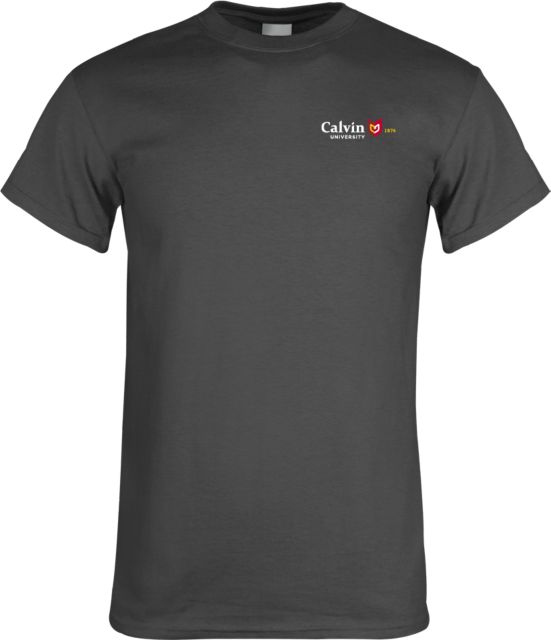 Calvin Univ T Shirt University Logo 1876 Horizontal - ONLINE ONLY