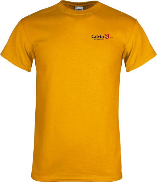 Calvin Univ T Shirt University Logo 1876 Horizontal - ONLINE ONLY