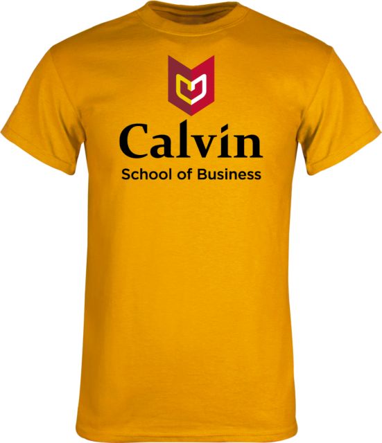 Calvin Univ T Shirt School of Business - ONLINE ONLY