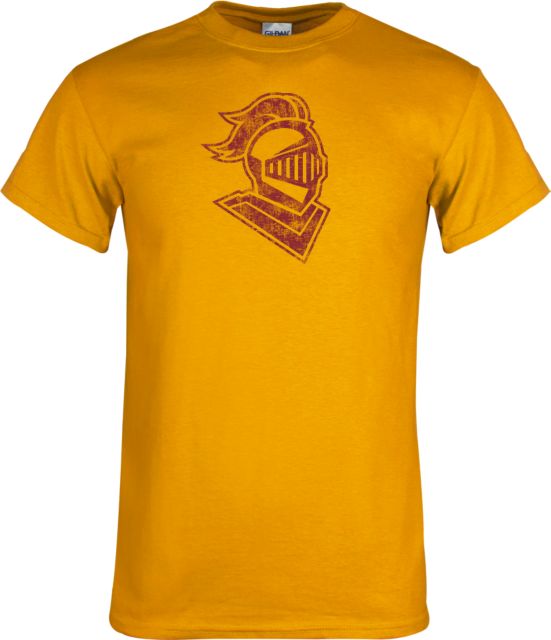 Calvin Univ T Shirt Knight Head Distressed - ONLINE ONLY