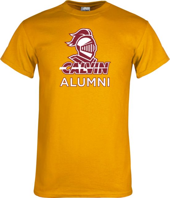 Calvin Univ T Shirt Alumni Knight Calvin - ONLINE ONLY