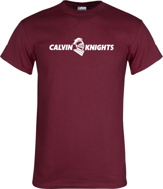Calvin Univ T Shirt Calvin Knights One Line - ONLINE ONLY