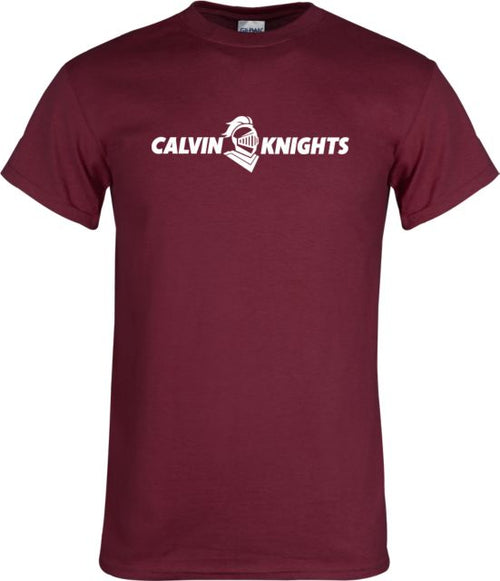Calvin Univ T Shirt Calvin Knights One Line - ONLINE ONLY