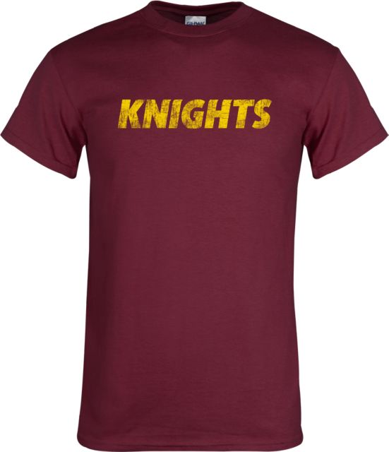 Calvin Univ T Shirt Knights Wordmark Distressed - ONLINE ONLY