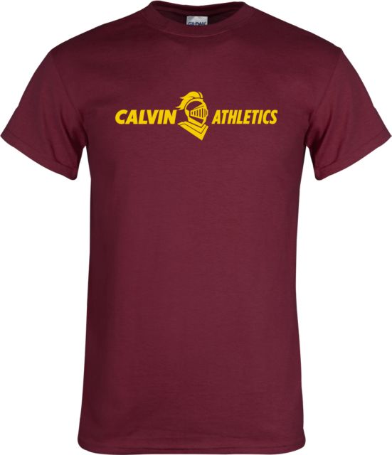 Calvin Univ T Shirt Athletics Horizontal - ONLINE ONLY