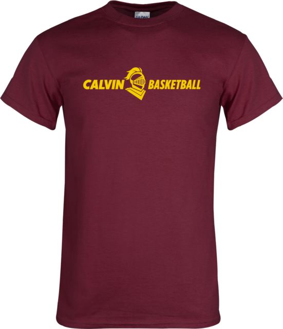 Calvin Univ T Shirt Basketball Horizontal - ONLINE ONLY