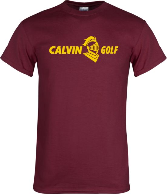 Calvin Univ T Shirt Golf Horizontal - ONLINE ONLY