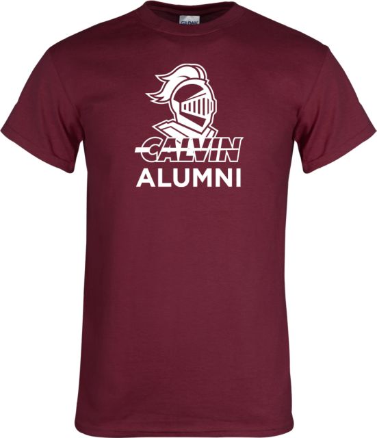 Calvin Univ T Shirt Alumni Knight Calvin - ONLINE ONLY