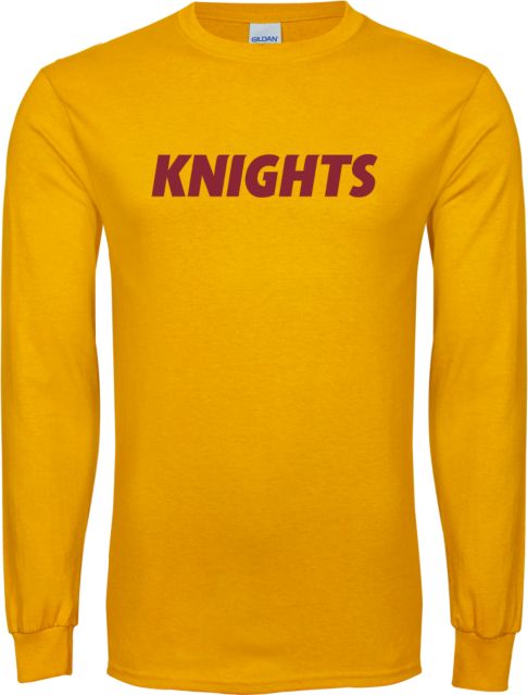 Calvin Univ Long Sleeve T Shirt Knights Wordmark - ONLINE ONLY