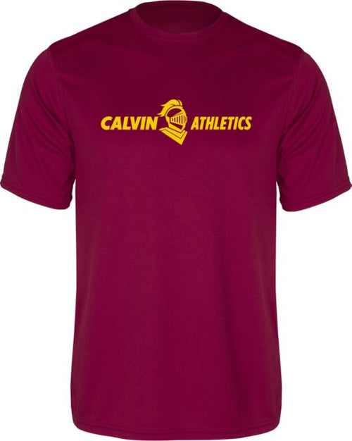 Calvin Univ Performance Tee Athletics Horizontal - ONLINE ONLY