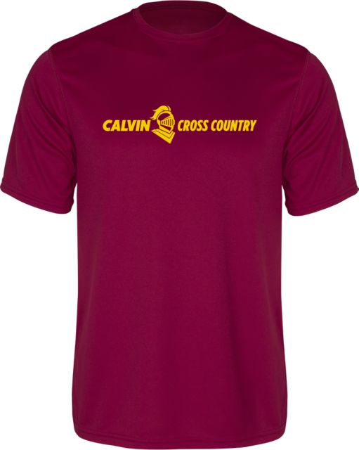 Calvin Univ Performance Tee Cross Country Horizontal - ONLINE ONLY