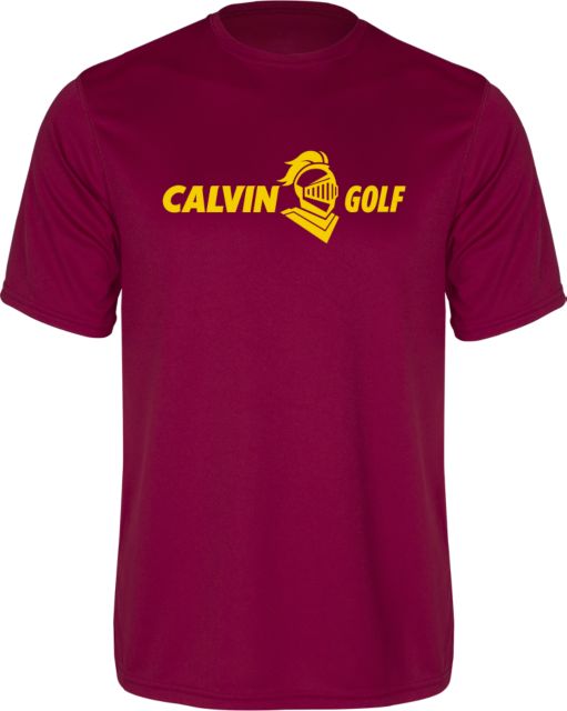 Calvin Univ Performance Tee Golf Horizontal - ONLINE ONLY