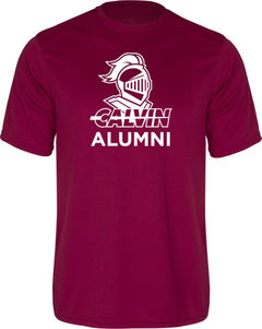 Calvin Univ Performance Tee Alumni Knight Calvin - ONLINE ONLY