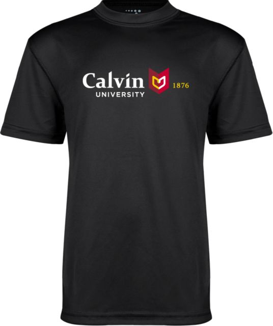 Calvin Univ Youth Performance Tee University Logo 1876 Horizontal - ONLINE ONLY