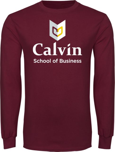 Calvin Univ Long Sleeve T Shirt School of Business - ONLINE ONLY