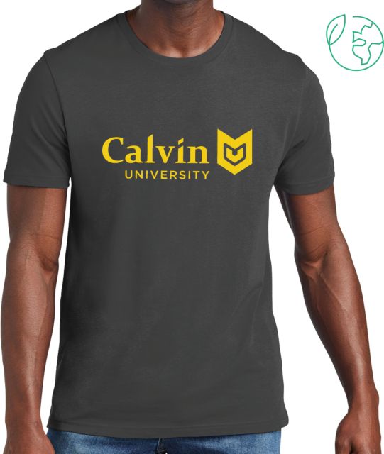 Calvin Univ Allmade Organic Cotton Tee University Logo Horizontal - ONLINE ONLY