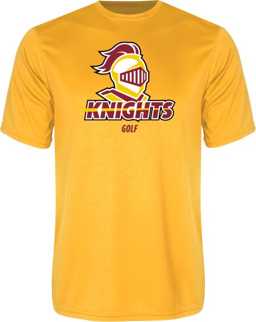 Calvin Univ Performance Tee Golf Stacked - ONLINE ONLY