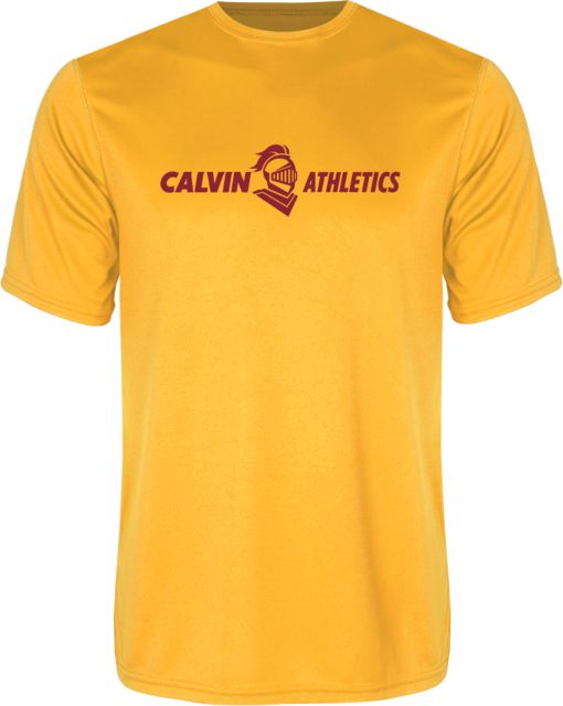 Calvin Univ Performance Tee Athletics Horizontal - ONLINE ONLY