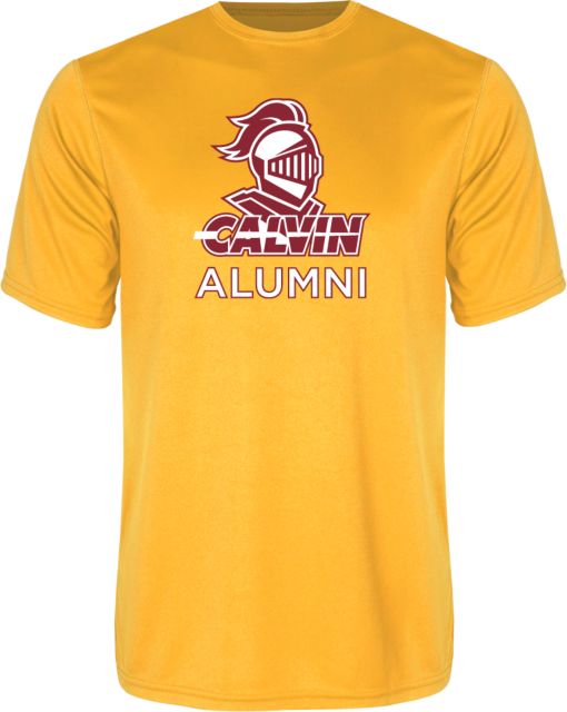 Calvin Univ Performance Tee Alumni Knight Calvin - ONLINE ONLY