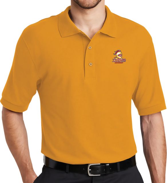 Calvin Univ Easycare Pique Polo Knights with University - ONLINE ONLY