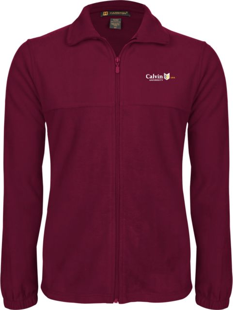 Calvin Univ Fleece Full Zip Jacket University Logo 1876 Horizontal - ONLINE ONLY