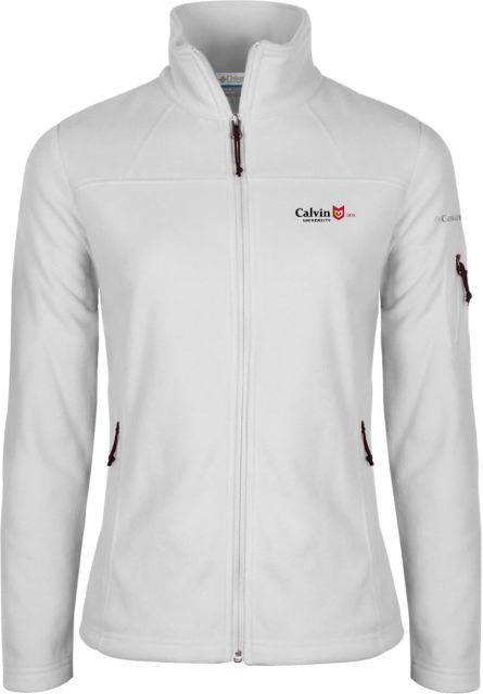 Calvin Univ Columbia Ladies Full Zip Fleece Jacket University Logo 1876 Horizontal - ONLINE ONLY