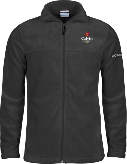 Calvin Univ Columbia Full Zip Fleece Jacket University Logo 1876 Vertical - ONLINE ONLY