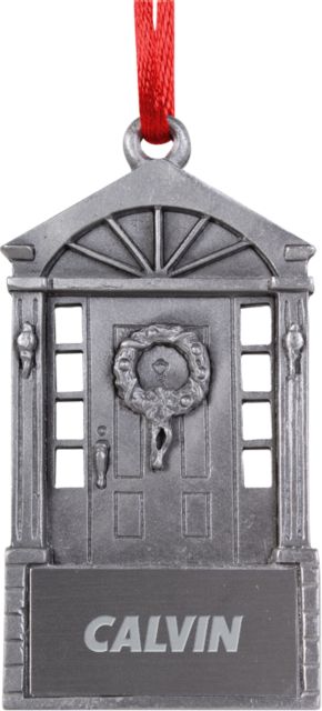 Calvin Univ Front Door Ornament Calvin Wordmark Engraved - ONLINE ONLY