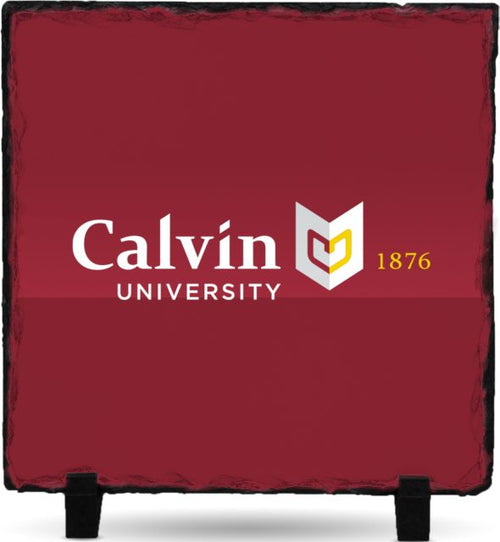 Calvin Univ Photo Slate University Logo 1876 Horizontal - ONLINE ONLY