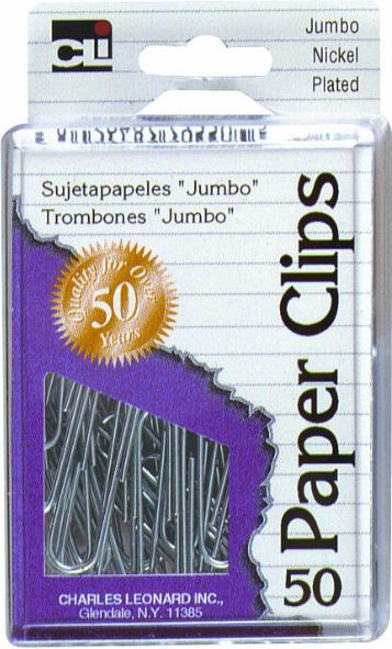 PAPER CLIP 50CT JUMBO