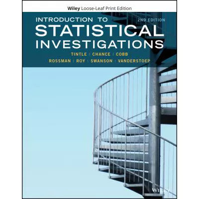 Intro to Statistical Investigations