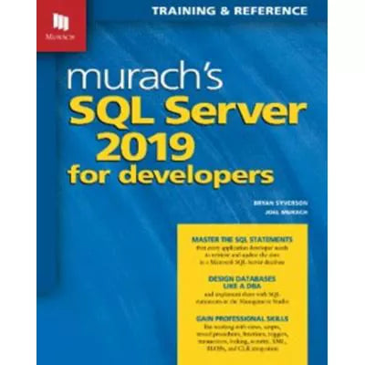 Murach's SQL Server 2019 for Developers